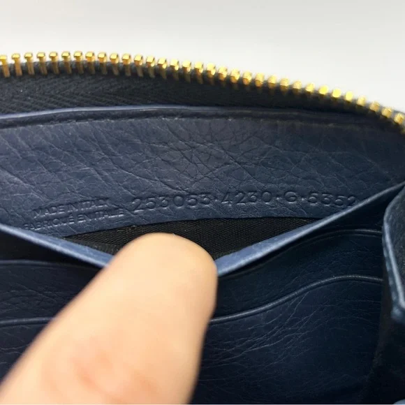 Balenciaga Motocross Giant 12 Continental Wallet in Blue - Picture 8 of 16